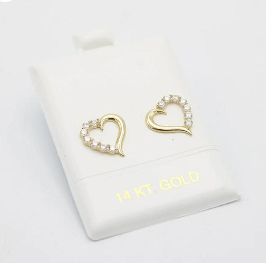 Metal 14K Yellow Gold Earrings