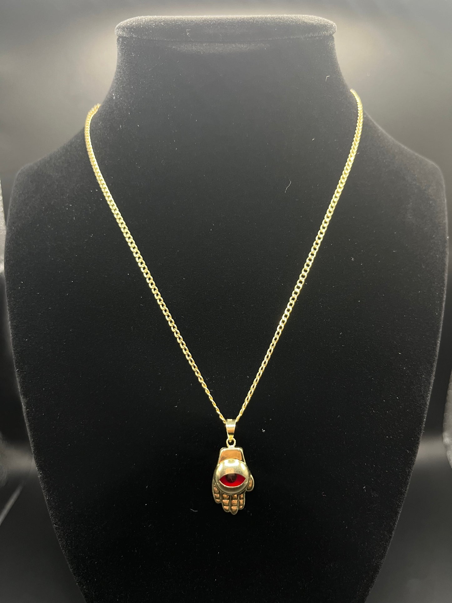 14k cuban chain + pendant