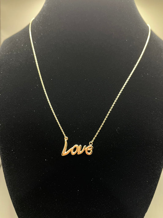 14k love chain