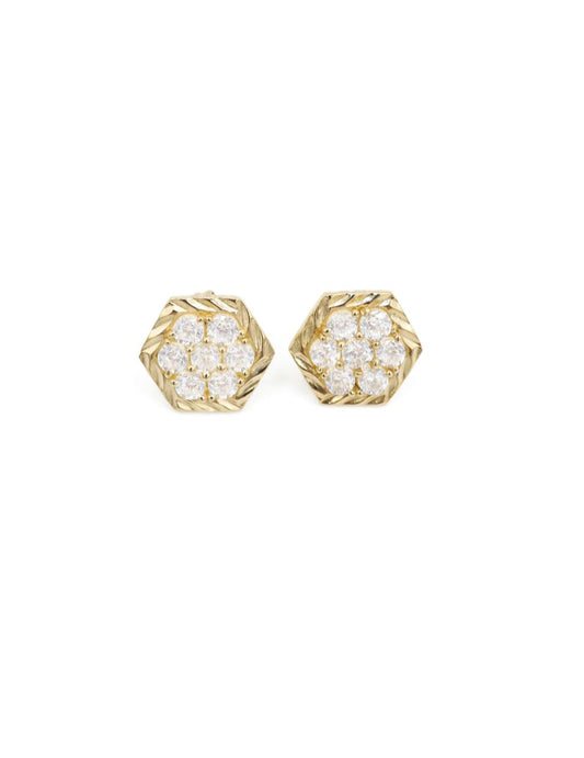 14K CZ Earrings