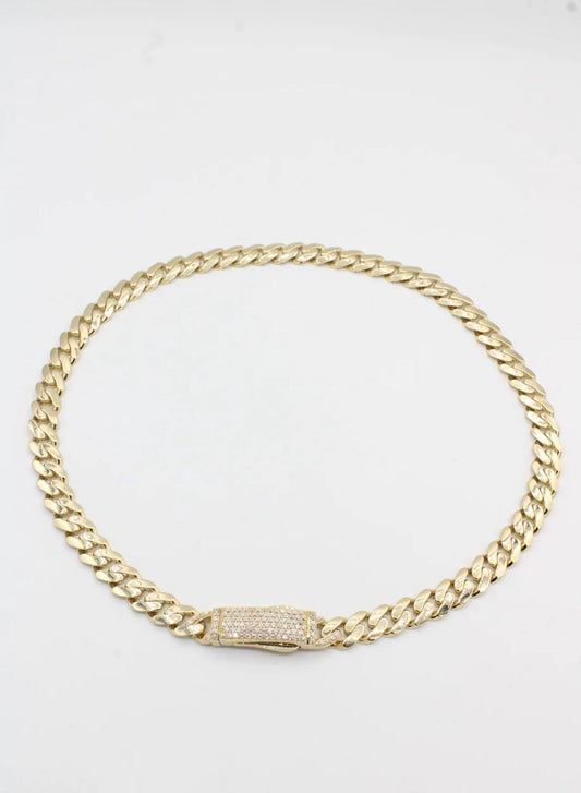 14K hollow Choker